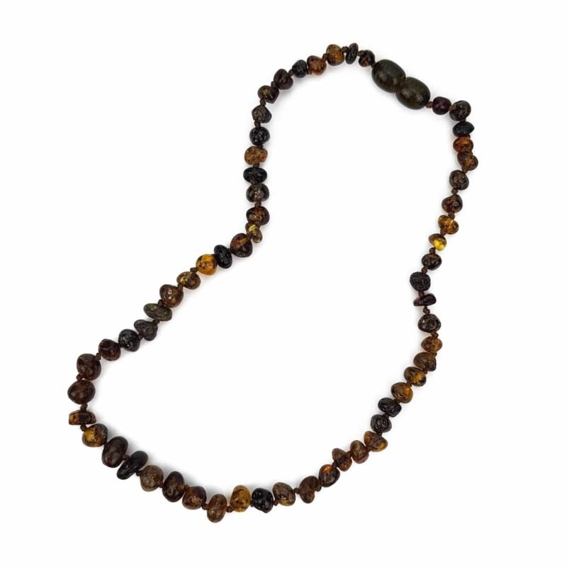 Polished Baby Semi Rounded Green Color Necklace - Image 5