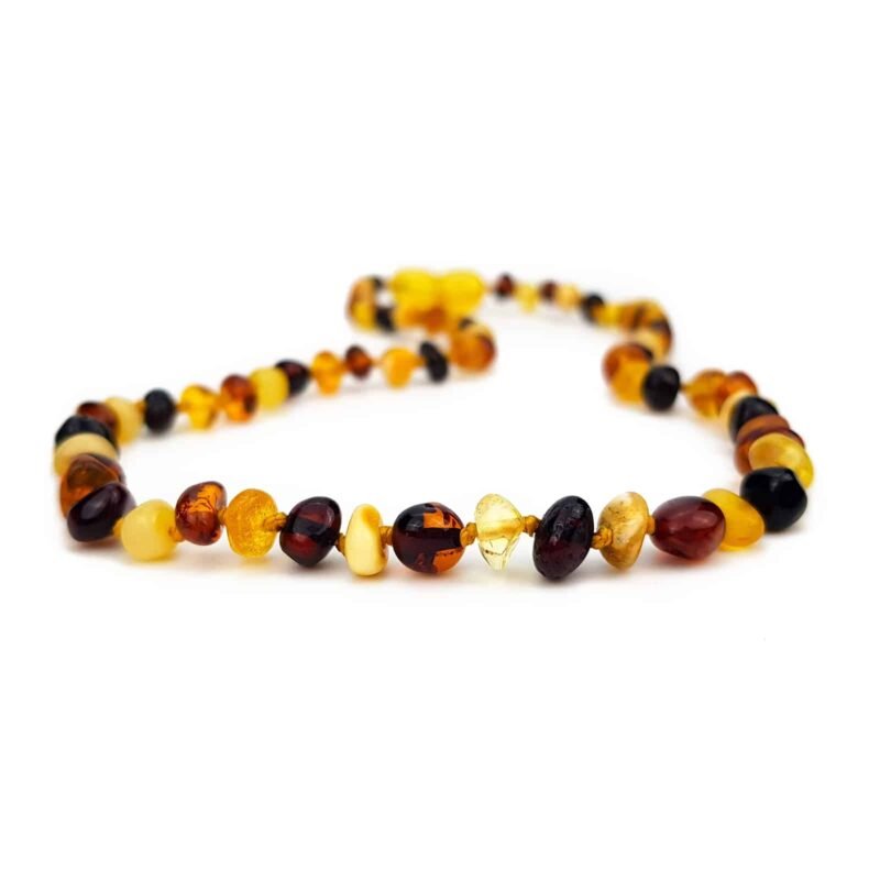 Polished Baby Semi Rounded Multicolor Necklace - Image 3
