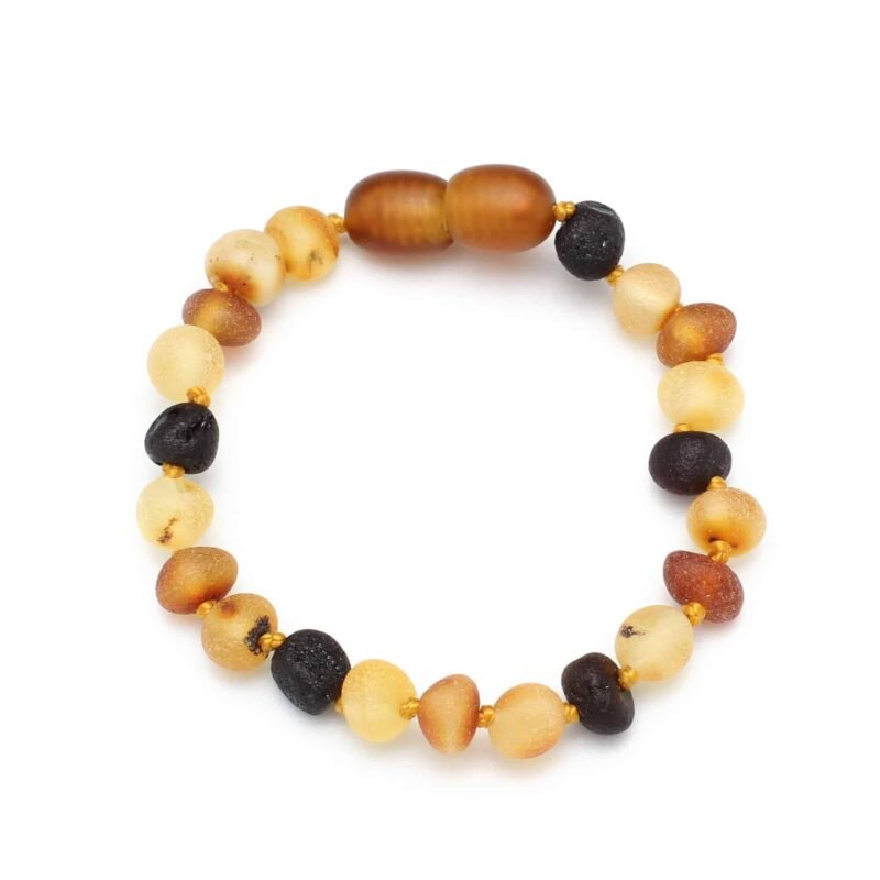 Raw Baby Baroque Beads Multicolor Bracelet