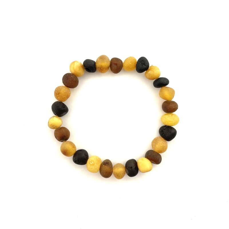 Raw Kids Semi Rounded Beads Multicolor Bracelet
