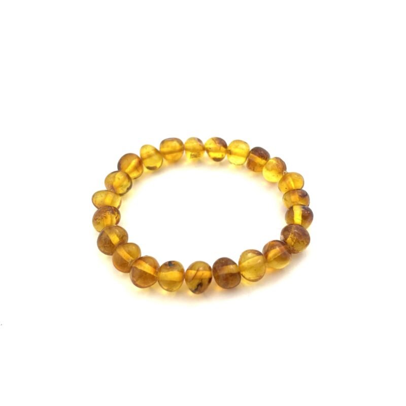 Polished Kids Baroque Beads Honey Color Bracelet - Image 2