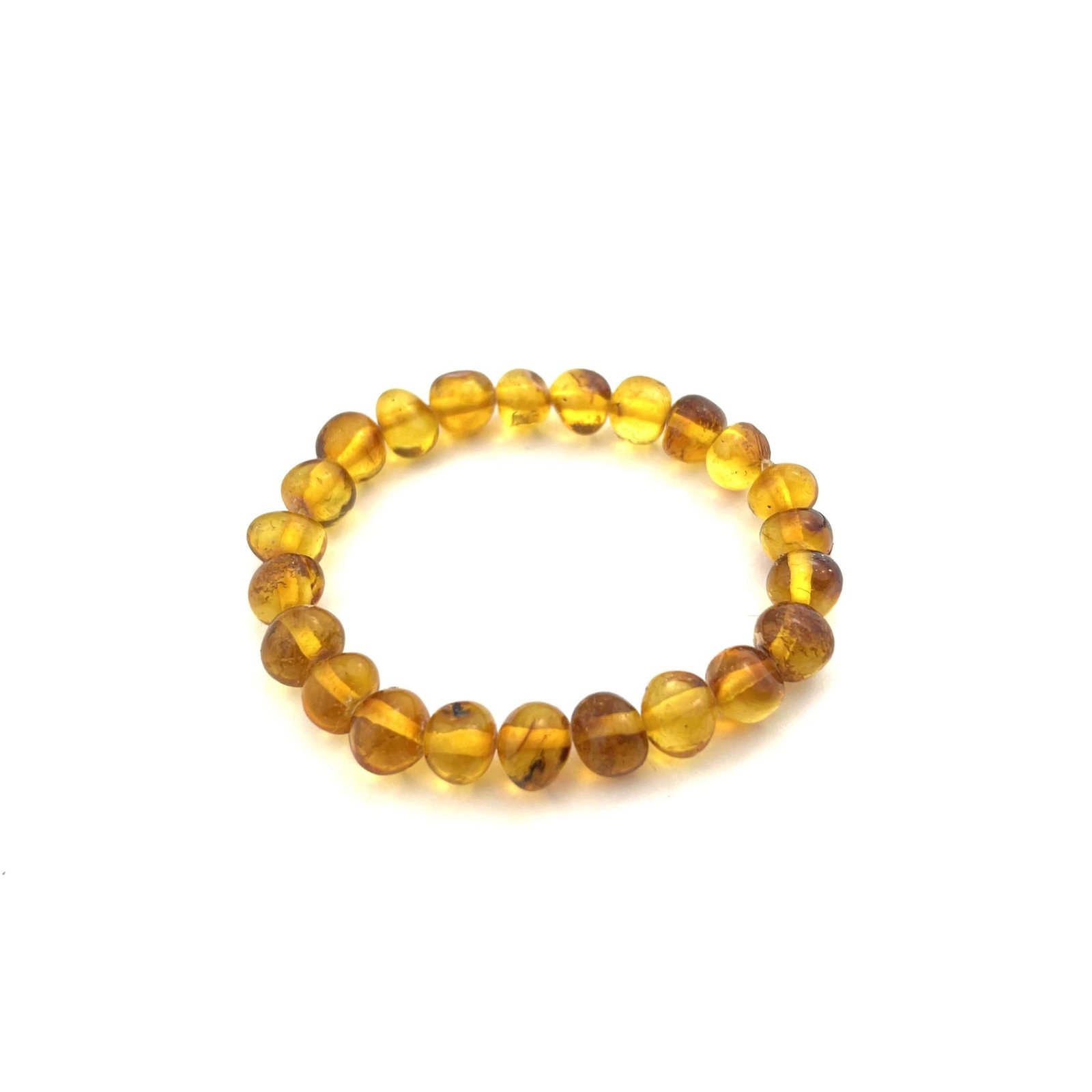 Polished Kids Baroque Beads Honey Color Bracelet - Image 2