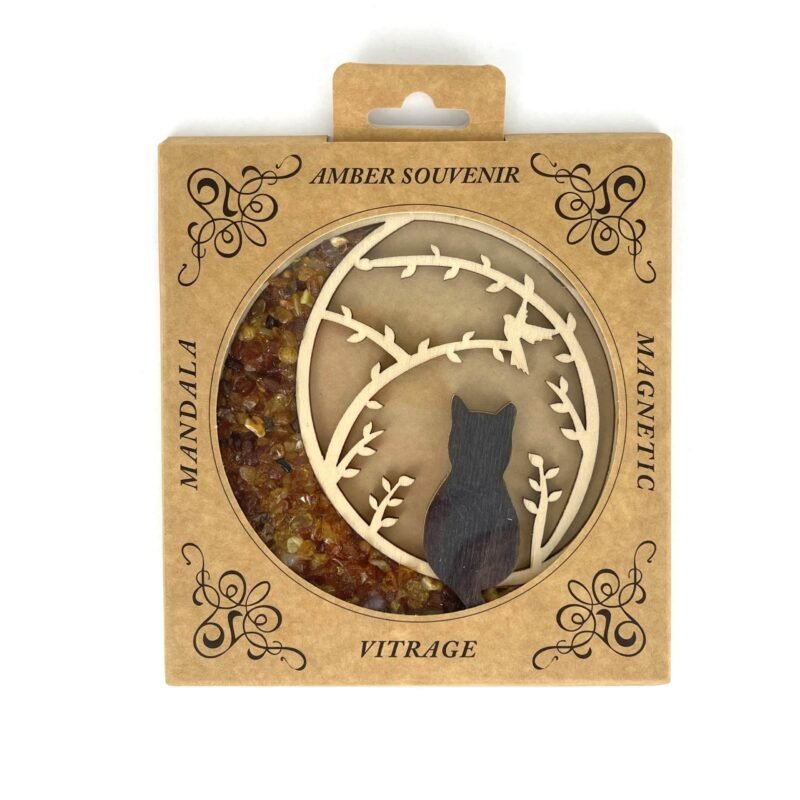 Magnetic Amber Vitrage Souvenir | Kitty - Image 2