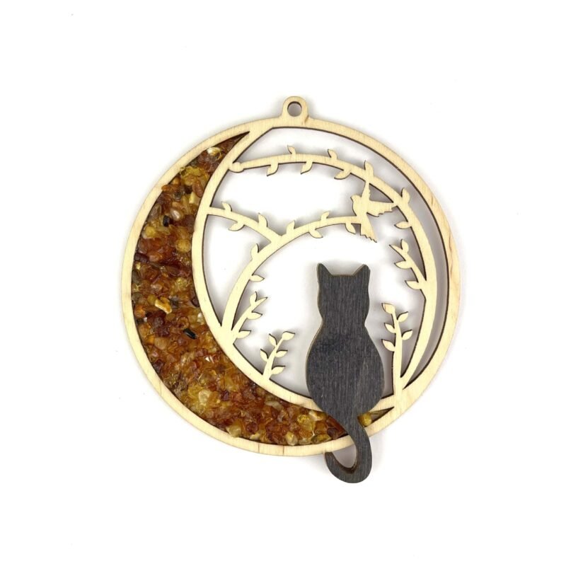 Magnetic Amber Vitrage Souvenir | Kitty