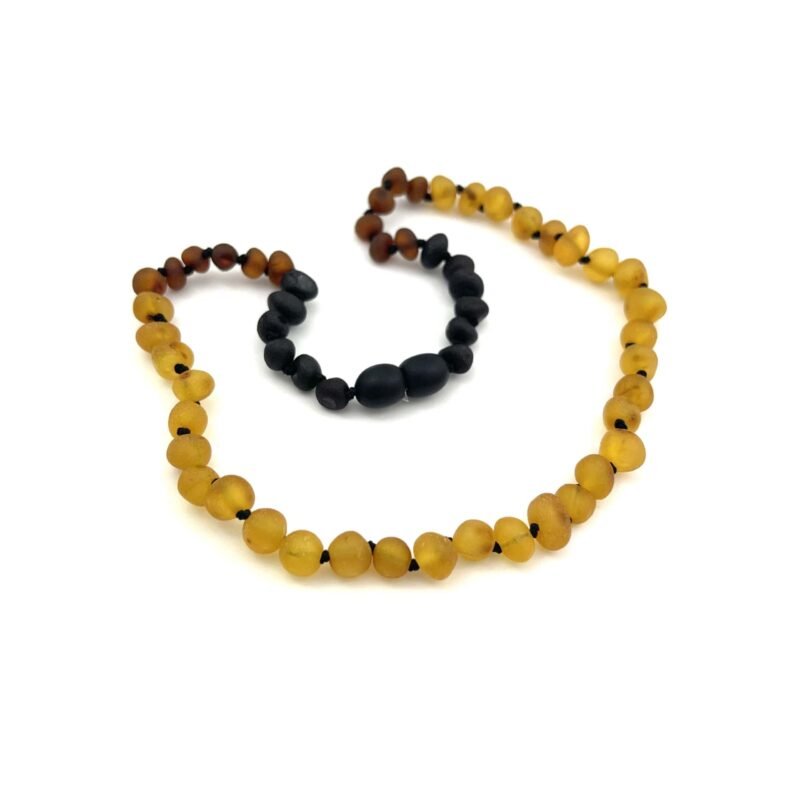 Raw Teenage Baroque Beads Reverse Rainbow Color Necklace