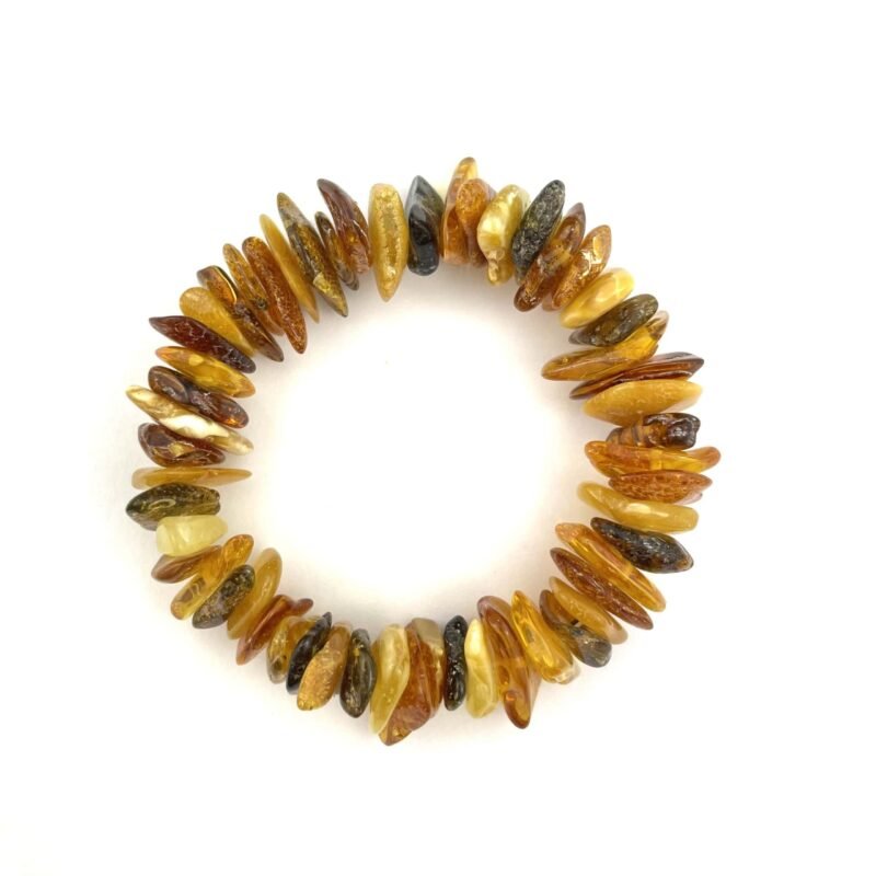 Raw Elastic Chips Light Multicolor Bracelet 12g+