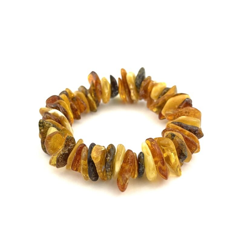 Raw Elastic Chips Light Multicolor Bracelet 12g+ - Image 2