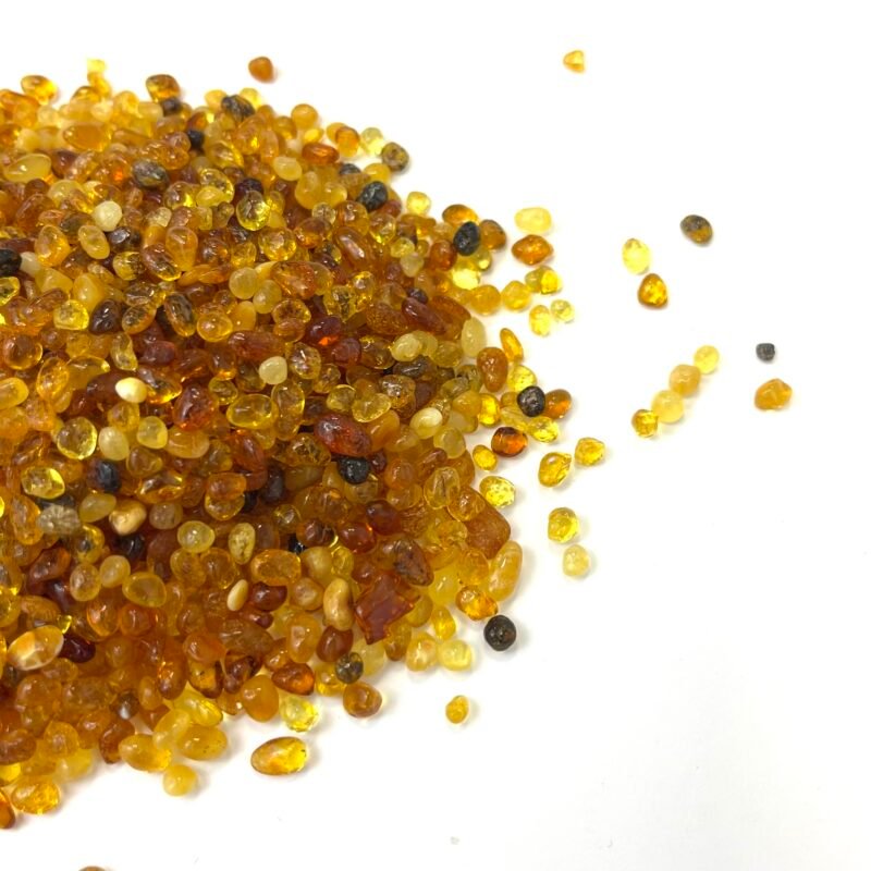 Loose Polished Tiny Amber Stone, Multicolor, 1 kg, 2-4 mm - Image 3