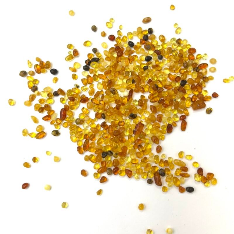 Loose Polished Tiny Amber Stone, Multicolor, 1 kg, 2-4 mm - Image 4