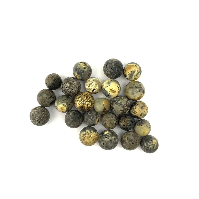 Gintarinių Idealiai Apvalių Karoliukų Rinkinys, 50 g - Image 2