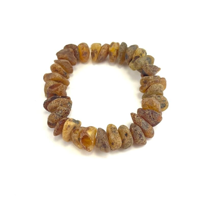 Raw Elastic Massive Chips Honey Bracelet 20g+ - Image 2