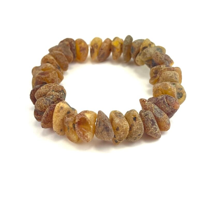 Raw Elastic Massive Chips Honey Bracelet 20g+ - Image 3